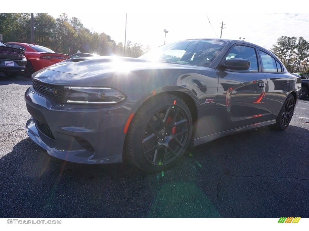 2017 Charger R/T Scat Pack - Destroyer Grey / Black photo #4