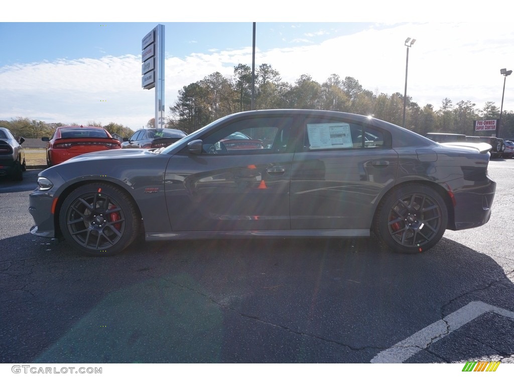 2017 Charger R/T Scat Pack - Destroyer Grey / Black photo #5