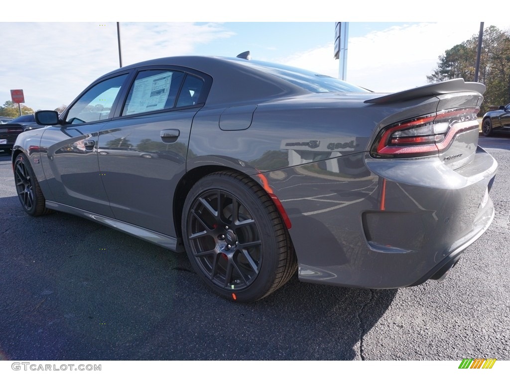 2017 Charger R/T Scat Pack - Destroyer Grey / Black photo #6