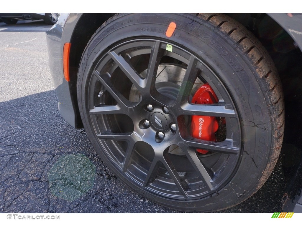 2017 Charger R/T Scat Pack - Destroyer Grey / Black photo #12