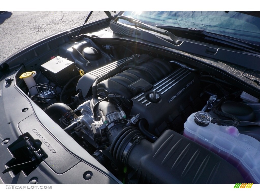 2017 Charger R/T Scat Pack - Destroyer Grey / Black photo #14