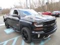 2017 Black Chevrolet Silverado 1500 LT Double Cab 4x4  photo #9