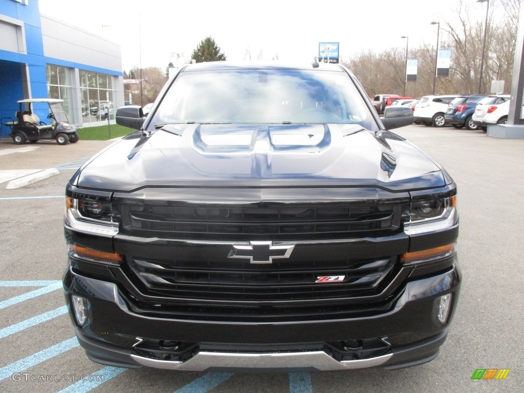 2017 Silverado 1500 LT Double Cab 4x4 - Black / Jet Black photo #10