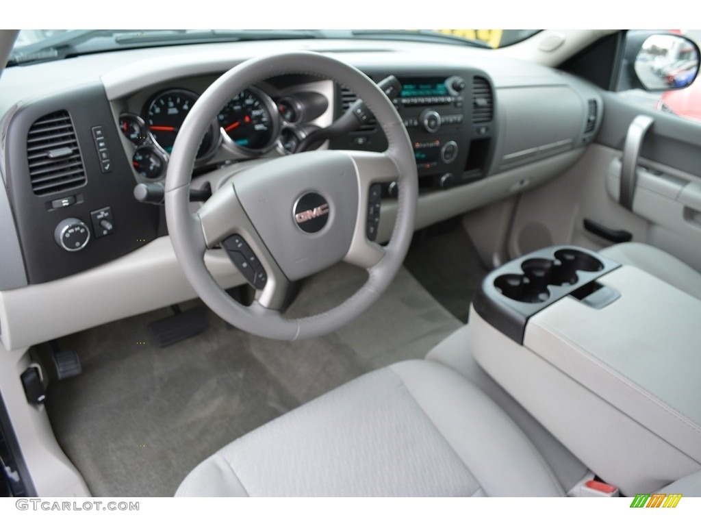 2012 Sierra 1500 SLE Extended Cab 4x4 - Carbon Black Metallic / Dark Titanium/Light Titanium photo #12