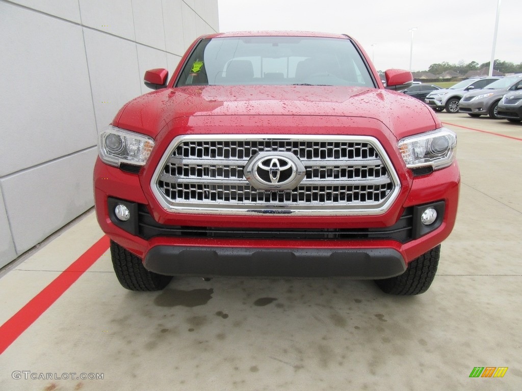 2017 Tacoma TRD Off Road Double Cab 4x4 - Barcelona Red Metallic / TRD Graphite photo #8
