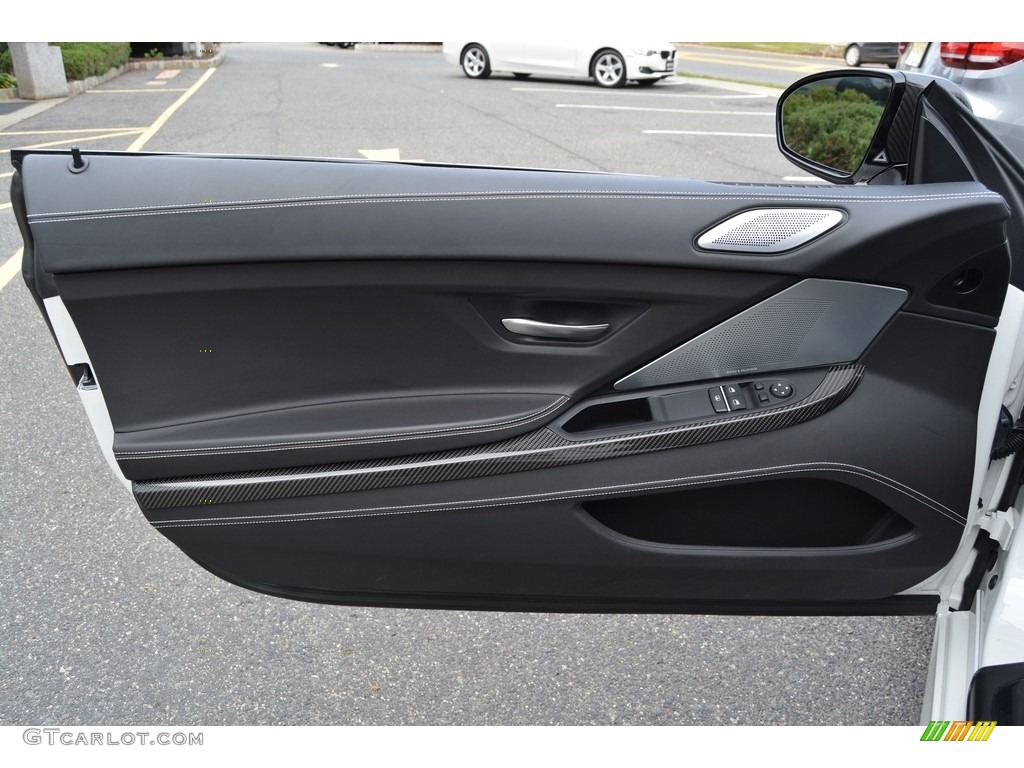 2016 BMW M6 Coupe Black Door Panel Photo #117442431