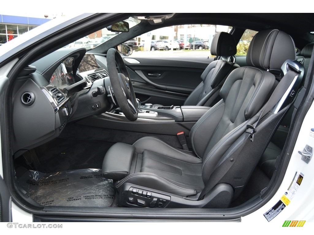 Black Interior 2016 BMW M6 Coupe Photo #117442515
