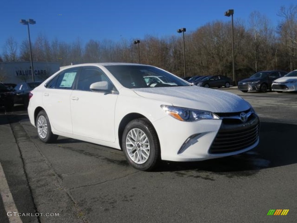 2017 Camry LE - Super White / Ash photo #1