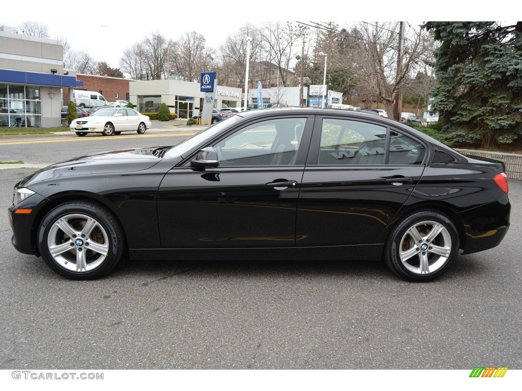 2014 3 Series 328i xDrive Sedan - Jet Black / Black photo #5