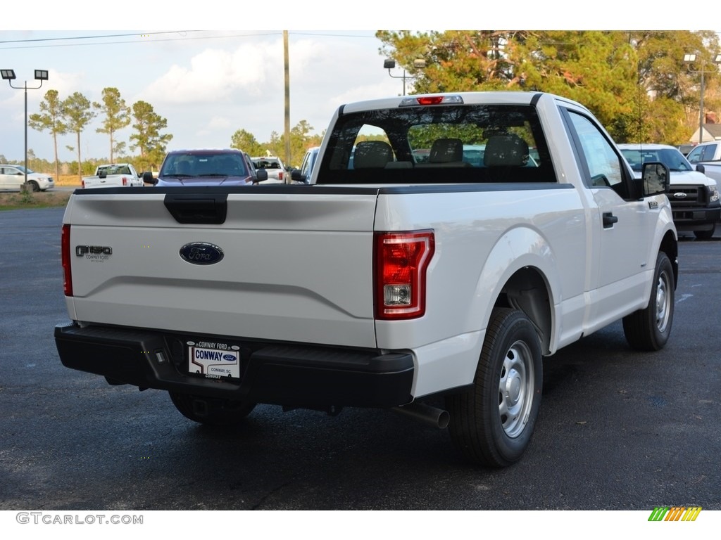 2017 F150 XL Regular Cab - Oxford White / Earth Gray photo #3