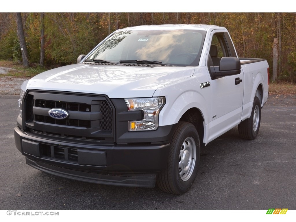 2017 F150 XL Regular Cab - Oxford White / Earth Gray photo #12