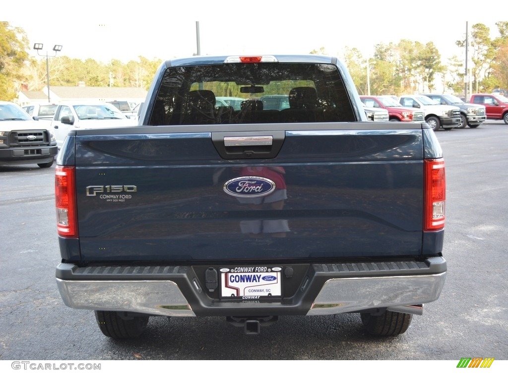 2017 F150 XLT SuperCab - Blue Jeans / Earth Gray photo #4
