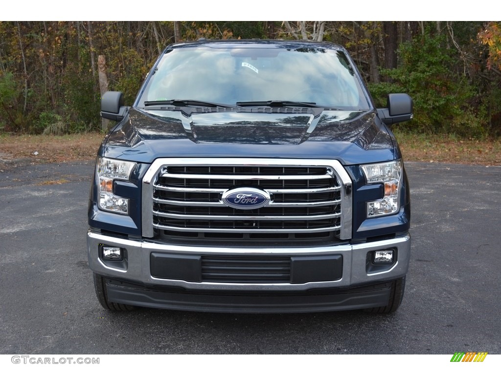 2017 F150 XLT SuperCab - Blue Jeans / Earth Gray photo #11