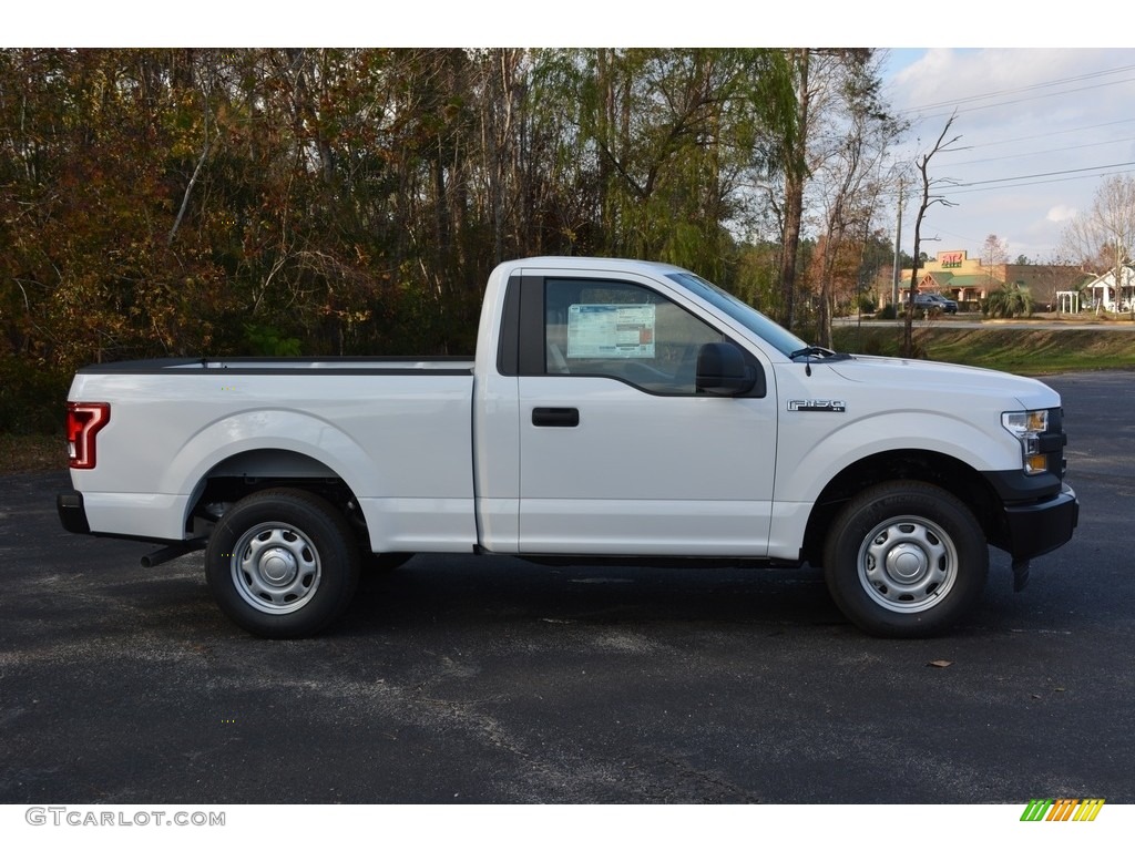 2017 F150 XL Regular Cab - Oxford White / Earth Gray photo #2