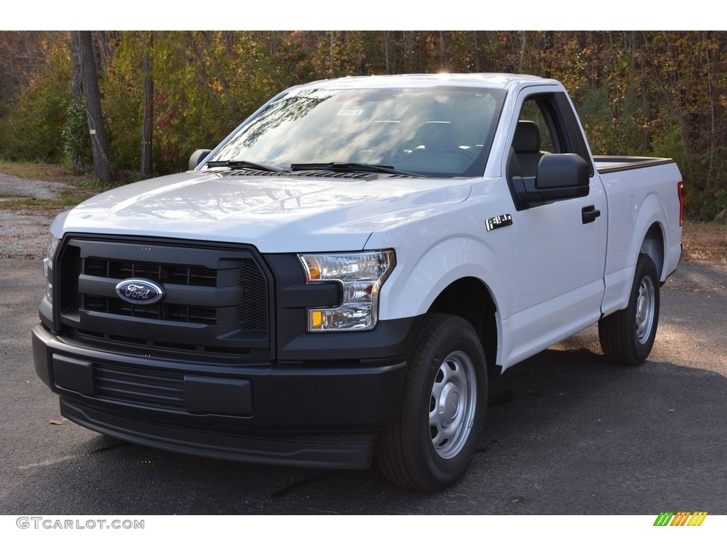 2017 F150 XL Regular Cab - Oxford White / Earth Gray photo #11