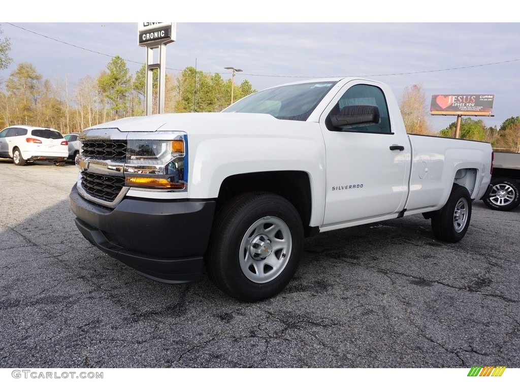 2017 Silverado 1500 WT Regular Cab - Summit White / Dark Ash/Jet Black photo #3