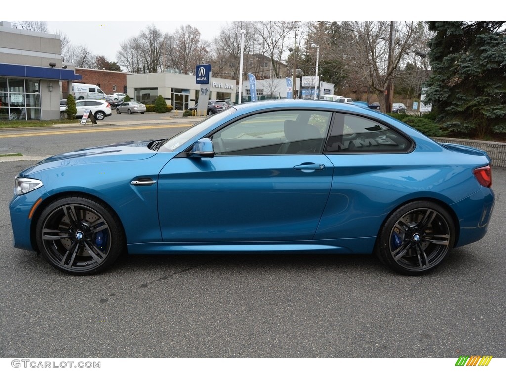 2016 M2 Coupe - Long Beach Blue Metallic / Black/Blue Highlight photo #6