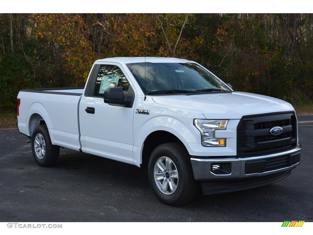 2017 F150 XL Regular Cab - Oxford White / Earth Gray photo #1