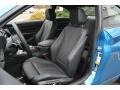 Black/Blue Highlight Front Seat Photo for 2016 BMW M2 #117445884
