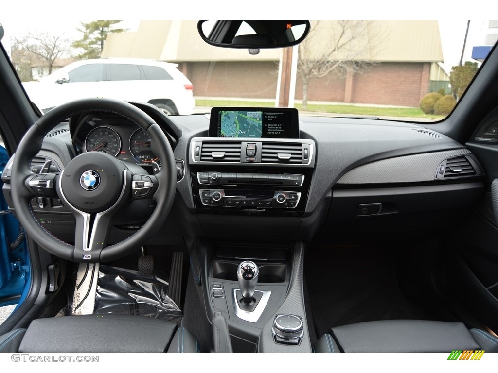 2016 BMW M2 Coupe Black/Blue Highlight Dashboard Photo #117445908