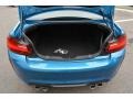 2016 BMW M2 Black/Blue Highlight Interior Trunk Photo
