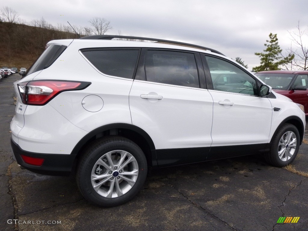 2017 Escape SE 4WD - Oxford White / Charcoal Black photo #2