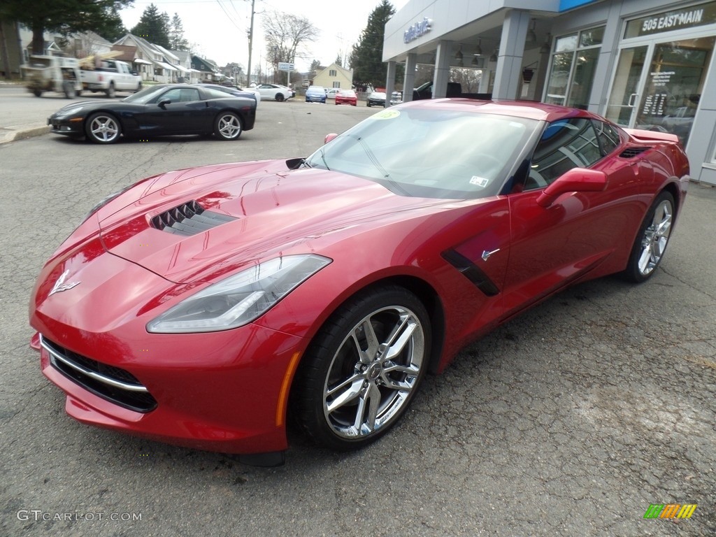 2015 Corvette Stingray Coupe Z51 - Crystal Red Tintcoat / Kalahari photo #1