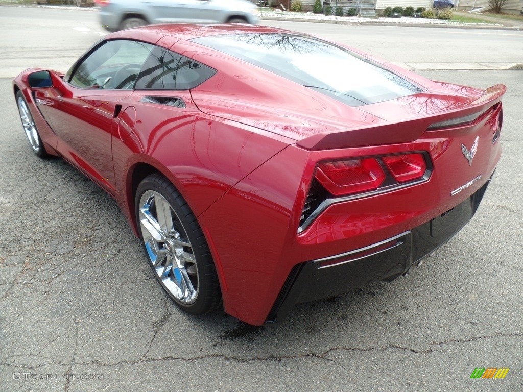 2015 Corvette Stingray Coupe Z51 - Crystal Red Tintcoat / Kalahari photo #7