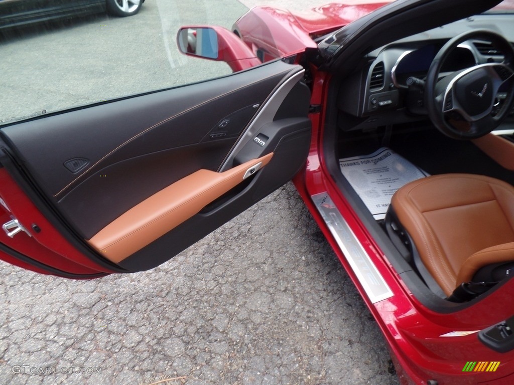 2015 Corvette Stingray Coupe Z51 - Crystal Red Tintcoat / Kalahari photo #13