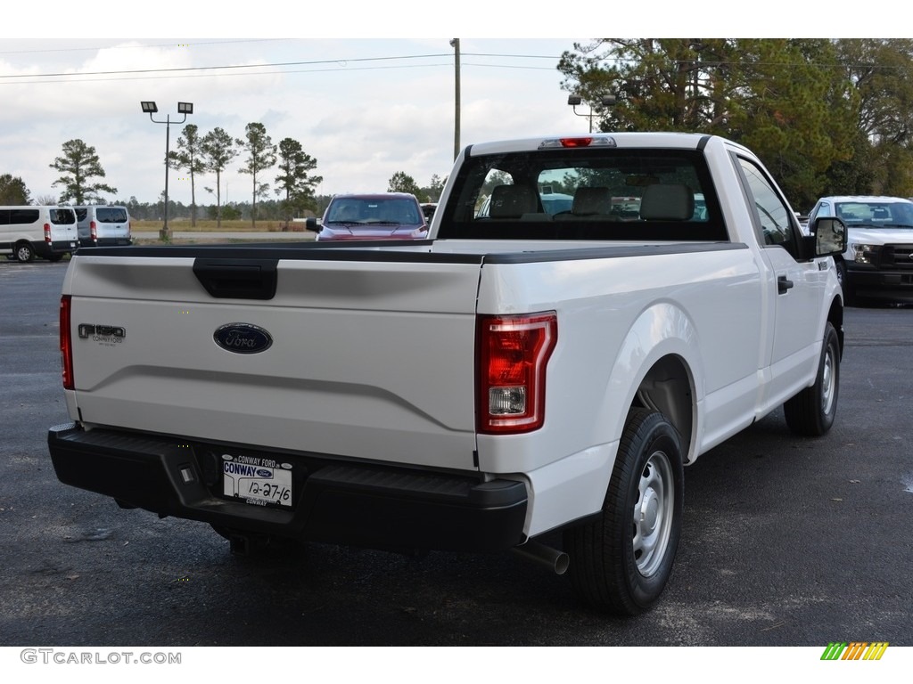 2017 F150 XL Regular Cab - Oxford White / Earth Gray photo #3