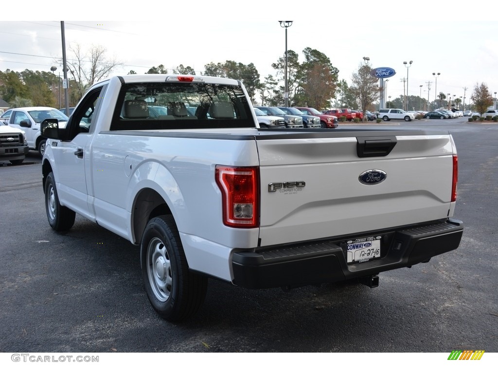 2017 F150 XL Regular Cab - Oxford White / Earth Gray photo #5