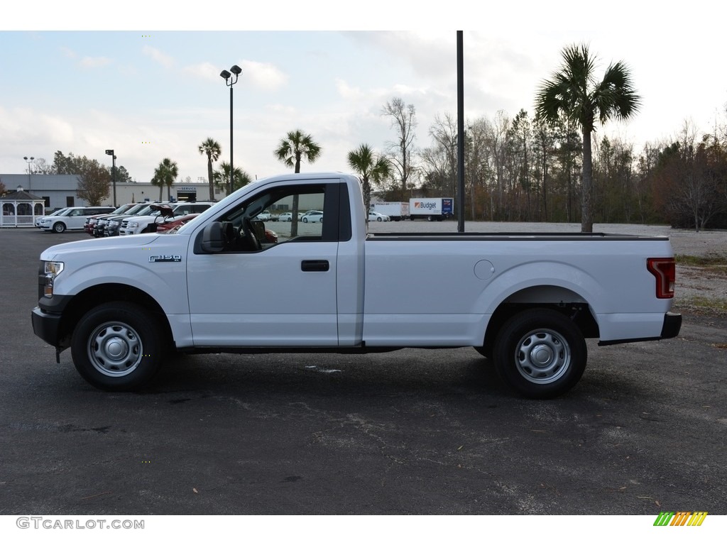 2017 F150 XL Regular Cab - Oxford White / Earth Gray photo #6