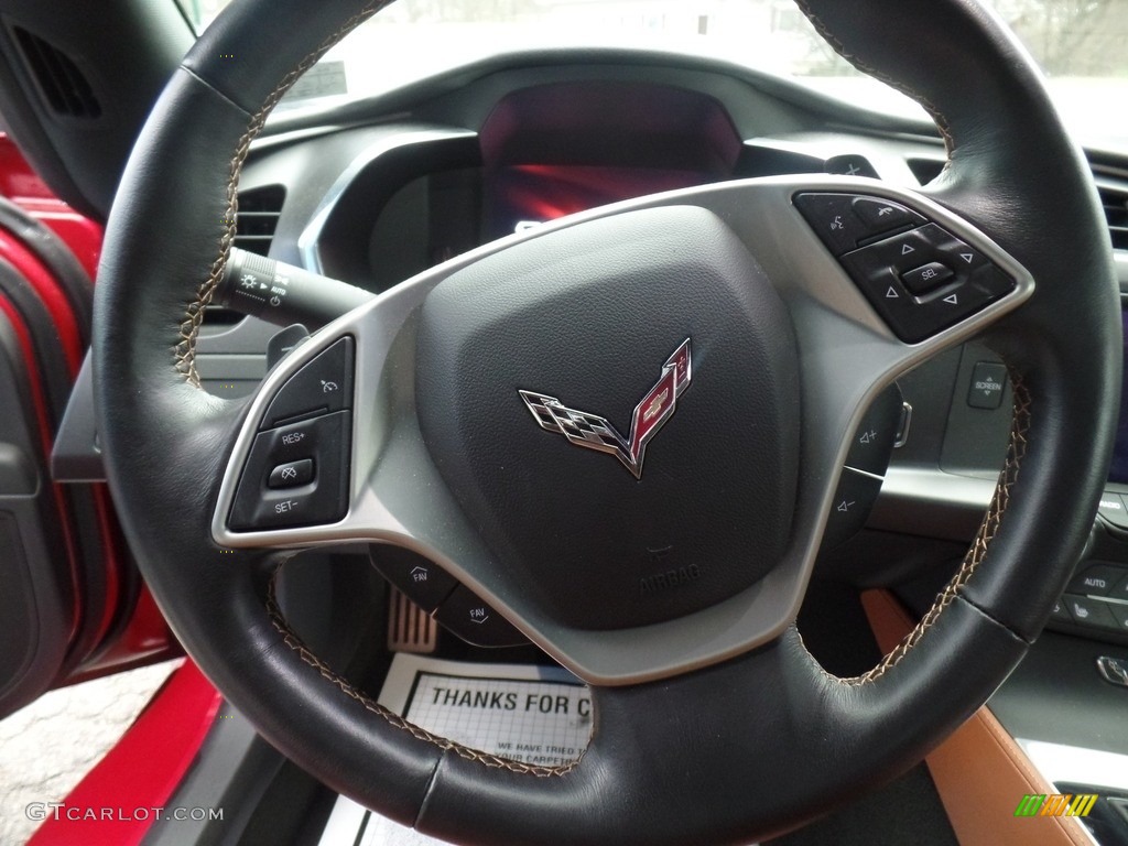 2015 Corvette Stingray Coupe Z51 - Crystal Red Tintcoat / Kalahari photo #19