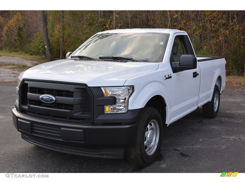 2017 F150 XL Regular Cab - Oxford White / Earth Gray photo #9