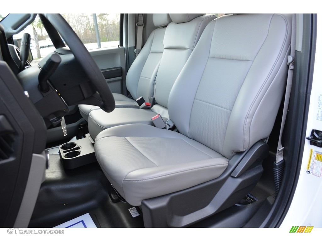 Earth Gray Interior 2017 Ford F150 XL Regular Cab Photo #117446961