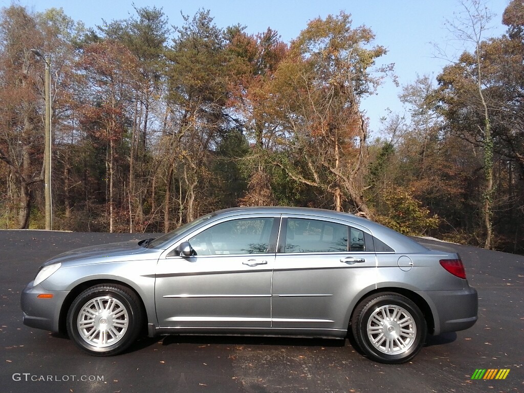 2007 Sebring Limited Sedan - Silver Steel Metallic / Dark Slate Gray/Light Slate Gray photo #1