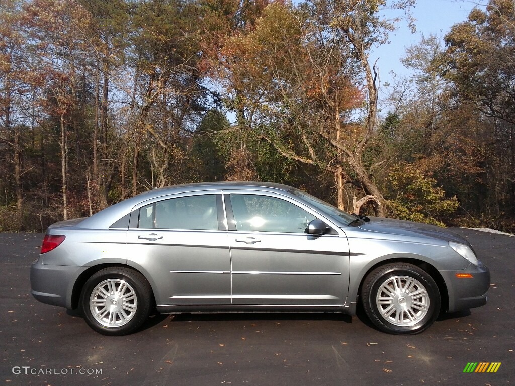 2007 Sebring Limited Sedan - Silver Steel Metallic / Dark Slate Gray/Light Slate Gray photo #5