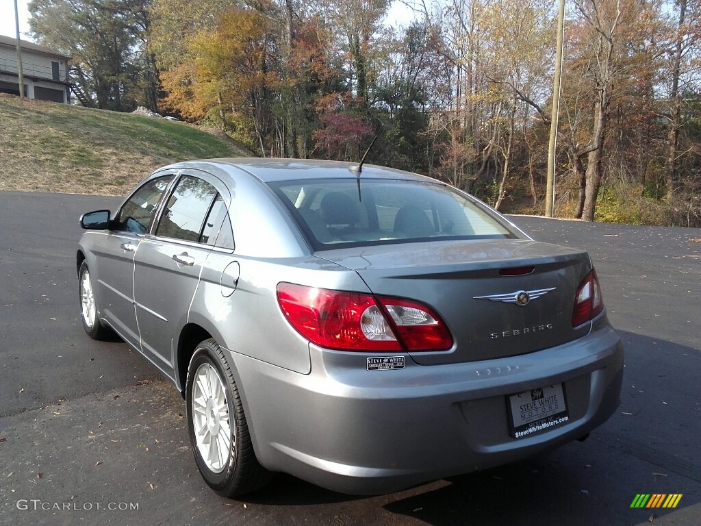 2007 Sebring Limited Sedan - Silver Steel Metallic / Dark Slate Gray/Light Slate Gray photo #8