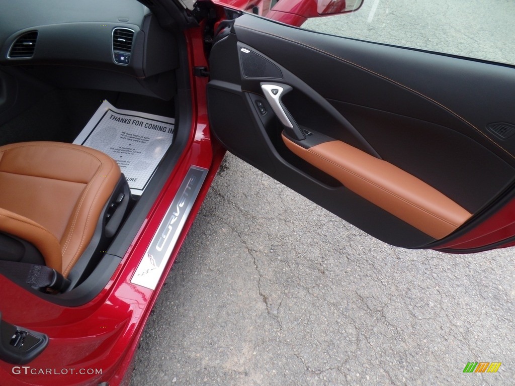 2015 Corvette Stingray Coupe Z51 - Crystal Red Tintcoat / Kalahari photo #43