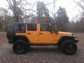 2012 Dozer Yellow Jeep Wrangler Unlimited Sport 4x4  photo #6