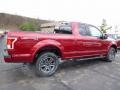 2017 Ruby Red Ford F150 XLT SuperCab 4x4  photo #2