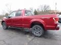 2017 Ruby Red Ford F150 XLT SuperCab 4x4  photo #3