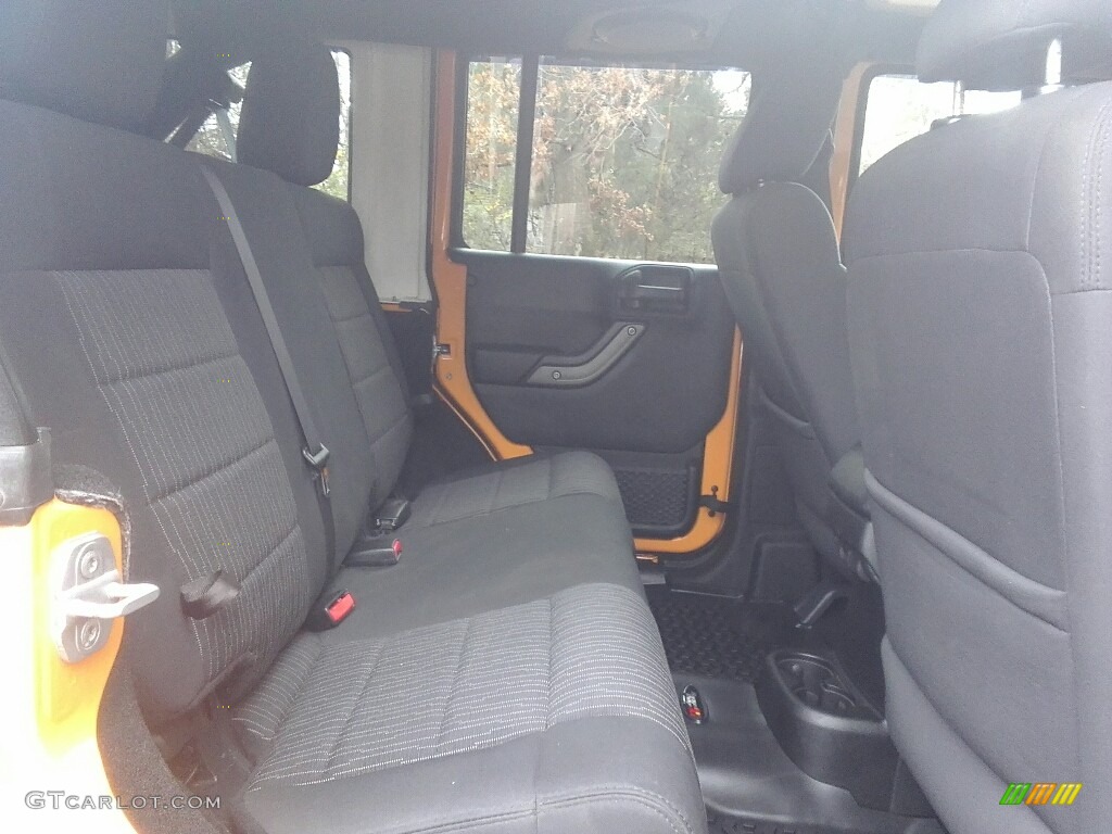 2012 Wrangler Unlimited Sport 4x4 - Dozer Yellow / Black photo #17