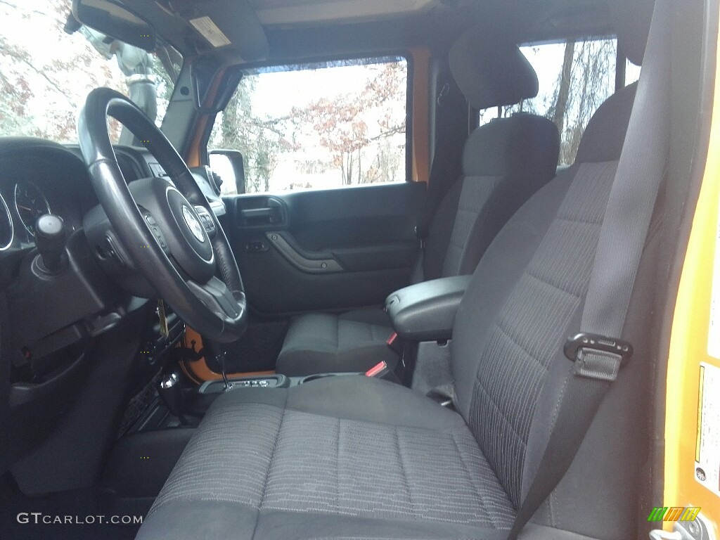 2012 Wrangler Unlimited Sport 4x4 - Dozer Yellow / Black photo #18