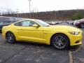 Triple Yellow 2017 Ford Mustang GT Coupe Exterior