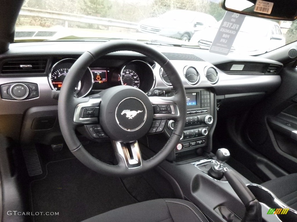 2017 Ford Mustang GT Coupe Ebony Dashboard Photo #117448599