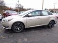 White Gold 2017 Ford Focus SEL Sedan Exterior