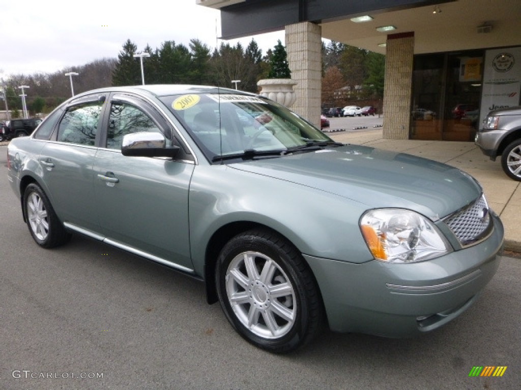 2007 Five Hundred Limited AWD - Titanium Green Metallic / Pebble photo #7