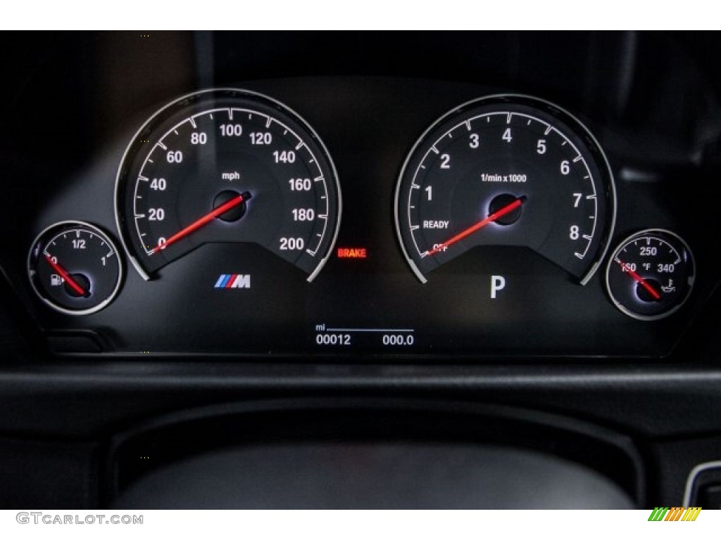 2017 BMW M3 Sedan Gauges Photo #117450585