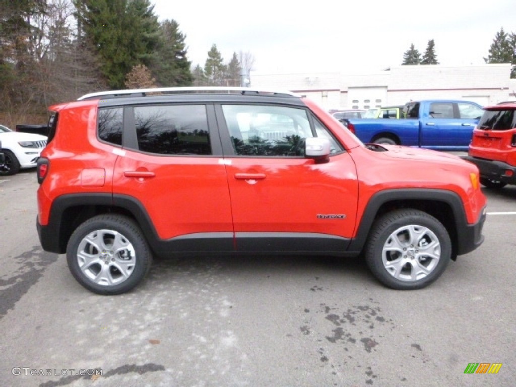 2017 Renegade Limited 4x4 - Colorado Red / Black photo #7